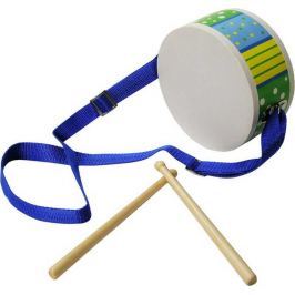 Dětské hudební nástroje - Bubínek modrý s paličkama