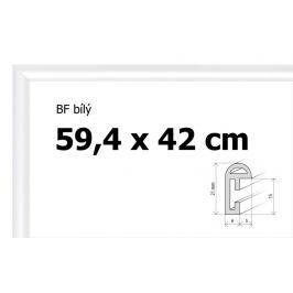 BFHM Bílý plastový rám na puzzle 42 x 59,4 cm, formát A2