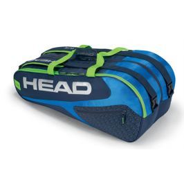 Head Taška na rakety Elite Supercombi 9R Blue/Green