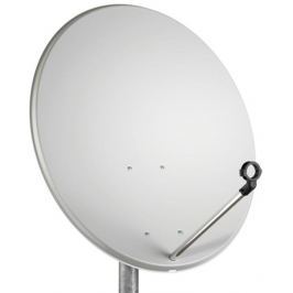 Tele Systems Satelitní parabola offset 80 Fe Economy line - šedá + plastové přís
