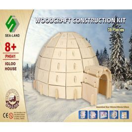 Dřevěná skládačka - Iglů PH041