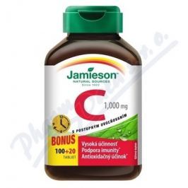 JAMIESON Vitamín C 1000mg s postup.uvol.tbl.100+20