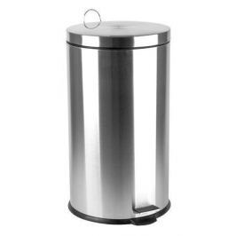 NO NAME Odpadkový koš, pedálový, kovový, 30 l, pochromovaný