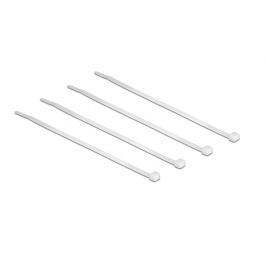 DeLock Stahovací pásky transparentní D 200 x Š 3,6 mm 100 ks