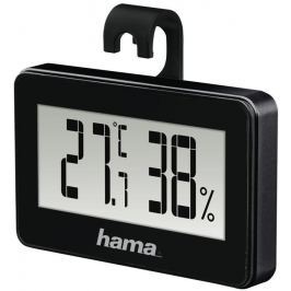 HAMA Mini teploměr/vlhkoměr, černý