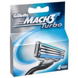 Gillette Náhradní hlavice Mach3 Turbo 4 ks