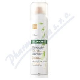 PIERRE FABRE DERMO KLORANE Suchý šampon s oves.mlék.150ml-hnědé vlasy