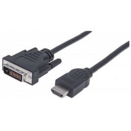 Manhattan HDMI - DVI-D kabel, 1 m,