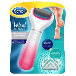 Scholl Elektrický pilník na chodidla Velvet Smooth s diamantovými krystalky (růž