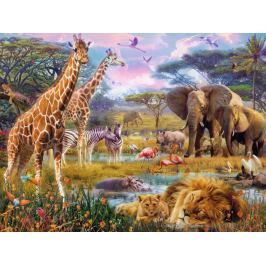 RAVENSBURGER Puzzle 1500 dílků - Barevná Afrika