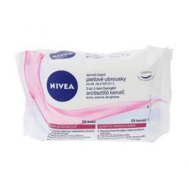 Nivea - Gentle Cleansing Wipes 3in1 25ks Čisticí krém W Pro suchou až citlivou pleť