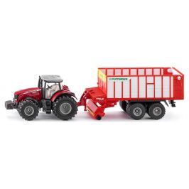 SIKU Farmer - Traktor Massey Ferguson s Jumbo přívěsem