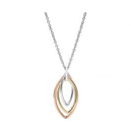 Fossil Tricolor náhrdelník pro ženy JF02779998