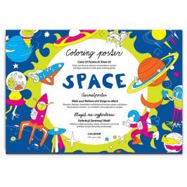 Space - Plakát omalovánka