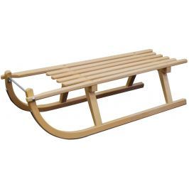 Sulov Dřevěné saně DAVOS, sedák dřevo, 100cm