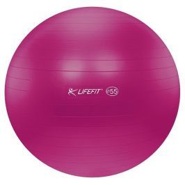 Lifefit Gymnastický míč ANTI-BURST 55 cm, bordó