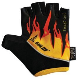 Sulov Cyklorukavice TWIST GEL, fire, M