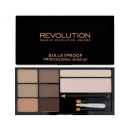 Makeup Revolution Ultra Paletka na obočí (Ultra Brow), Fair to Medium
