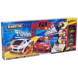 Teamsterz street závodní dráha s 5 autíčky