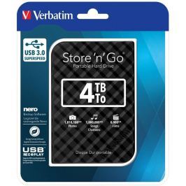 Verbatim Store 'n' Go GEN 2, 4TB, externí HDD 2.5" USB 3.0, černý