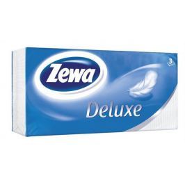 ZEWA Kapesníky, papírové, 3vrstvé, 90 ks, Deluxe, bez vůně