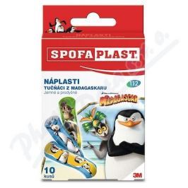 3M Spofaplast 112 Nápl.tučňáci z Madagaskaru 10ks