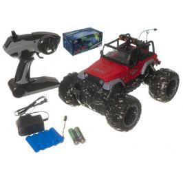 Teddies Auto terénní velká kola RC 25cm+dobíjecí pack plast asst 2 barvy na baterie v kr