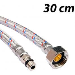 Hadice flexi nerez F1/2" x M10/17 30cm FALA