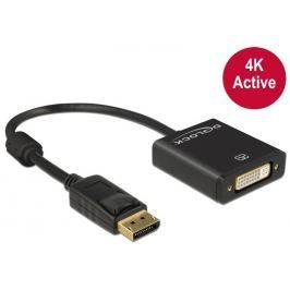DeLock adaptér Displayport 1.2 samec > DVI samice 4K aktivní černý