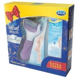 Scholl Elektrický pilník na chodidla Velvet Smooth + noční maska 60 ml zdarma