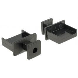 DeLock Prachová záslepka pro USB Type-A samice s uchopením 10 kusů černá