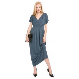 Draped Šaty SELECTED | Modrá Šedá | Dámské | XS